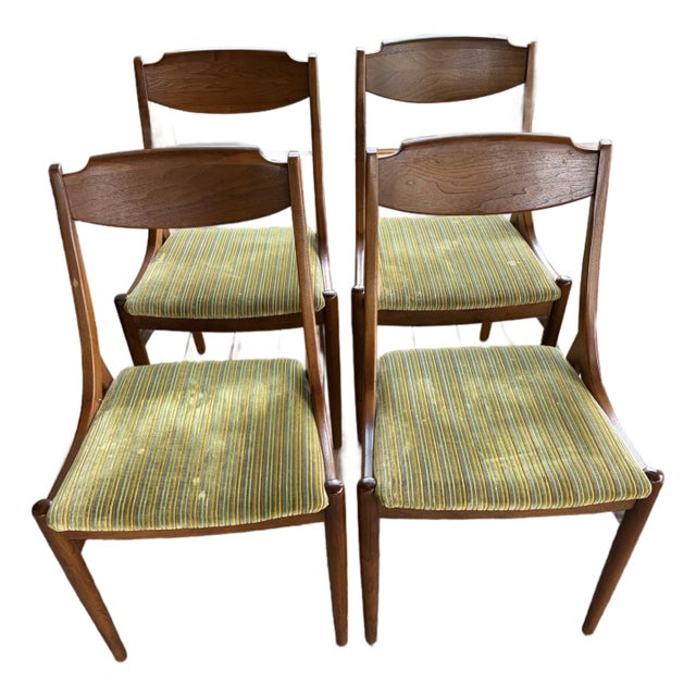 1960s Barney Flagg Mid Century Modern Drexel Chairs For Sale