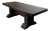 Antique Oak Dining Table with Carved Pedestal Base For Sale
