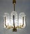 Scandinavian Brass and Ice Glass 8-Light Chandelier by Carl Fagerlund for JSB, 1960s For Sale - Image 9 of 12