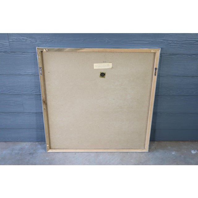 Vintage Geometric Op Art Mirror Wall Hanging by Sharon Art Concept 70's Retro Mid Century Modern Atomic MCM For Sale - Image 11 of 12