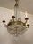 Glass Empire Style Hot Air Balloon 6-Light Chandelier, 1960s For Sale - Image 7 of 14