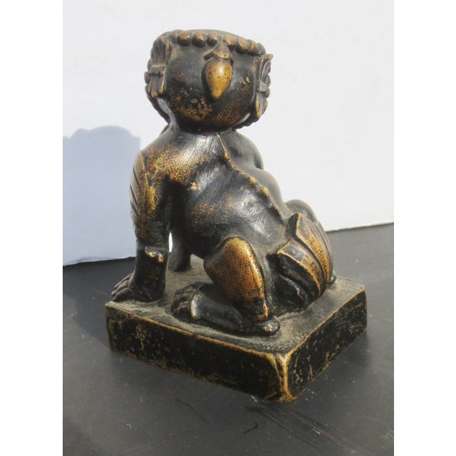 Early 20th Century European Bronze Fantastic Guard Dog For Sale - Image 4 of 6