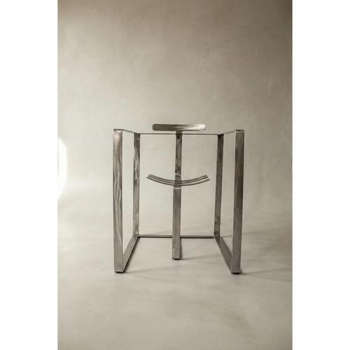Not Yet Made - Made To Order Diaframma Geometrical Armchair in Stainless Steel by Metalmorphosis Studio For Sale - Image 5 of 10