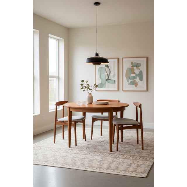 Wood Chairs in Teak by Arne Hovmand Olsen for Mogens Kold, 1960s, Set of 6 For Sale - Image 7 of 18