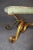 1950s Gilded Metal Italian Regency Wrought Iron Bench Foot Stool Circa 1950 For Sale - Image 5 of 11
