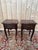 Louis XV Style Bedside Tables in Oak and Brass, 1950s, Set of 2 For Sale - Image 4 of 6