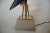 Modernist MIX Media Brass Abstract Sculptural Table Lamp on Concrete Base For Sale - Image 4 of 7