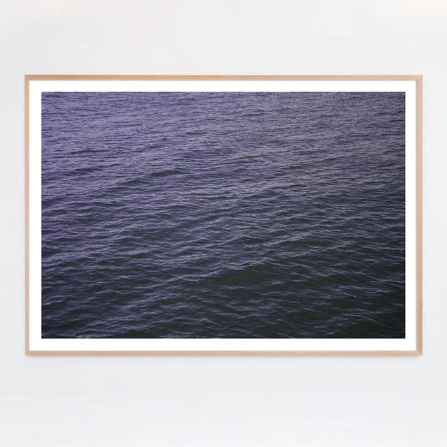 Mark Frohman Minimalist Seascape Photograph in Purple Tones - 60" X 40" For Sale - Image 4 of 4