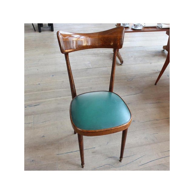 Green Chairs attributed to Pirelli Sapsa, 1950s, Set of 6 For Sale - Image 10 of 18
