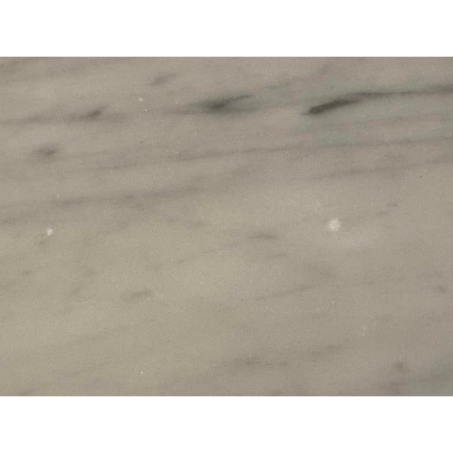 White Ferm Living Carrara Marble Coffee/Side Table For Sale - Image 8 of 12