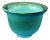 Turquoise Ceramic Bowl Vase by Pietro Melandri for Exfornace Calzi, Italy, 1920s For Sale