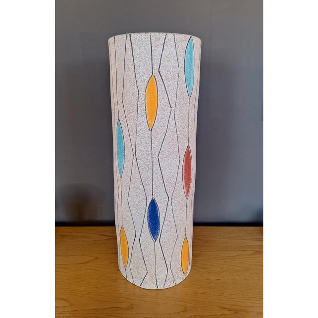 Ceramic Large Ceramic Floor or Table Vase, 1950s For Sale - Image 7 of 7