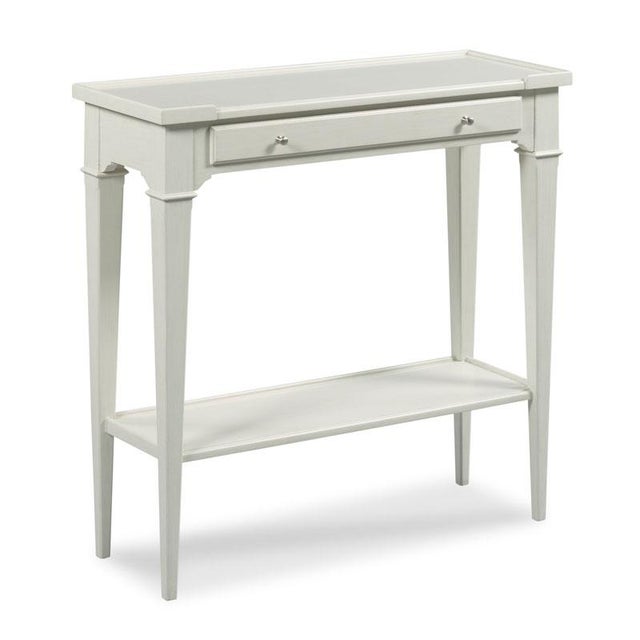 Transitional Marseille Hall Table in Off-White For Sale - Image 3 of 3
