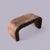 Postmodern 1980s Postmodern Brown Faux-Suede Waterfall Bench For Sale - Image 3 of 6