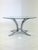 Glass Mid-Century Modern Coffee Table in Glass with Chrome Frame For Sale - Image 7 of 9