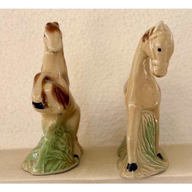 Mid-Twentieth Century Brazilian Ceramic Equesterian Figurines, a Pair For Sale - Image 4 of 11