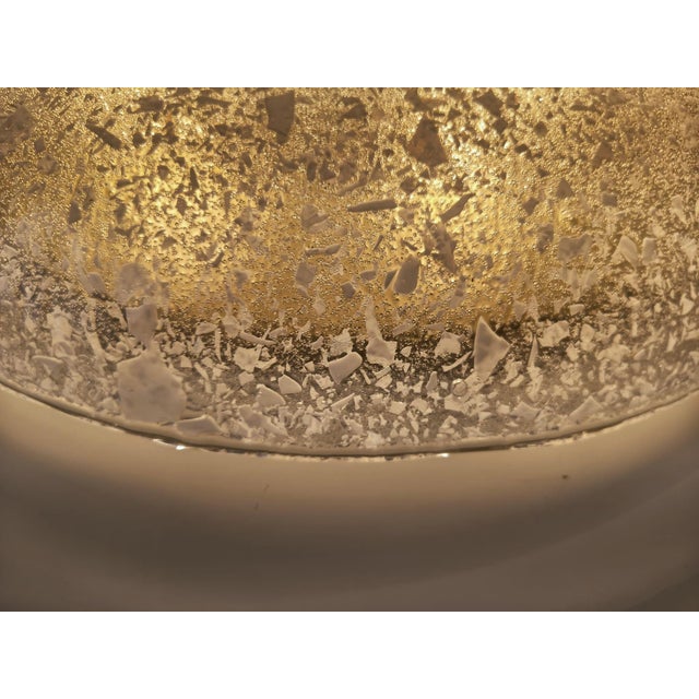 Large Murano Speckled Glass Ceiling Lamp by Egon Hillebrand for Hillebrand Leuchten, Germany, 1970s For Sale - Image 6 of 18