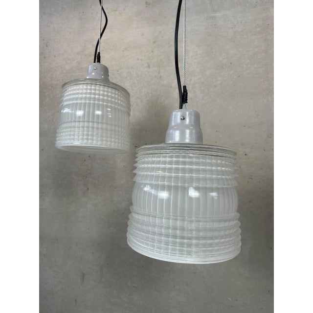 Vintage Industrial Pendant Lamp from Europhane For Sale - Image 12 of 18
