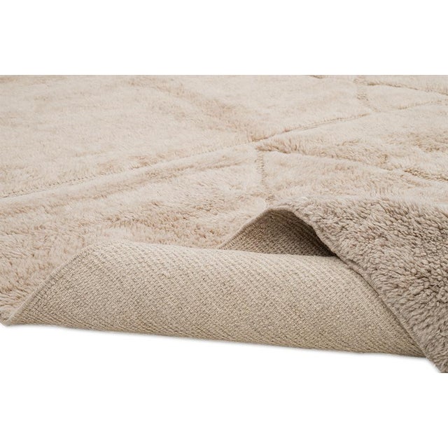 Large Hand-Knotted Wool Rug by Azele Studio For Sale - Image 4 of 10