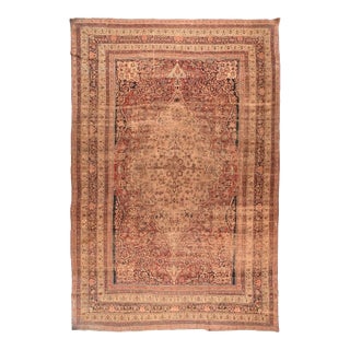 Late 19th Century Antique Lavar Kerman Rug 12'2'' x 19'11'' For Sale