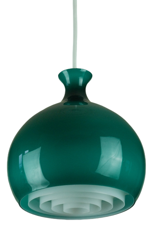 Glass Onion Pendant Lamp by Helge Zimdal for Falkenbergs Lighting, 1960s