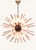 Black Sputnik Pendant Light with 50 Pink Glass Prisms from Justfurnituress SRL For Sale - Image 8 of 10