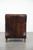 Vintage Brown Sheepskin Armchair For Sale - Image 4 of 14