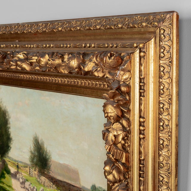 19th Century Pastoral Painting by Alfred Bryan Wall For Sale - Image 10 of 13