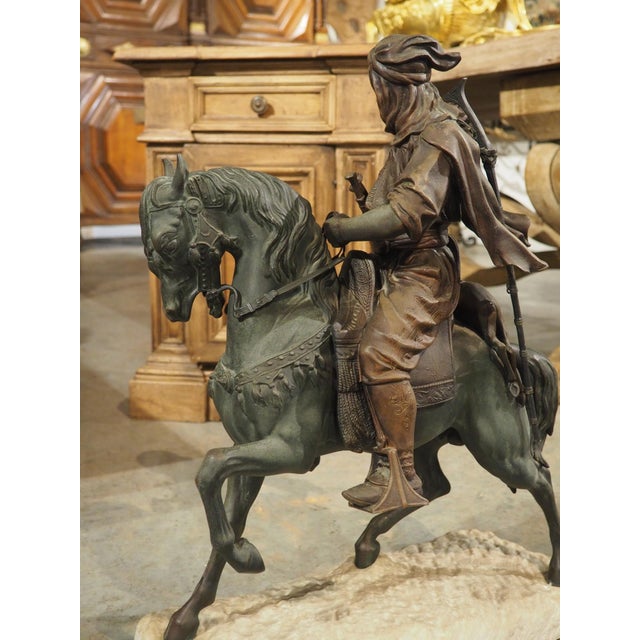 The Horseman Returning From the Hunt, Alfred Barye, Émile Guillemin, Circa 1870 For Sale In Dallas - Image 6 of 18