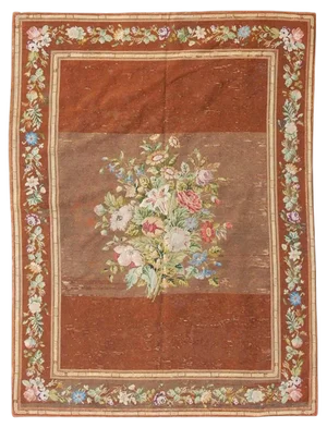 Antique French Needlepoint Tapestry, 1890s