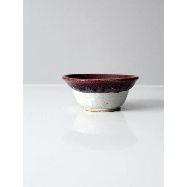 Ceramic Vintage Studio Pottery Bowl For Sale - Image 7 of 12