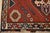 Shiraz Rug 3’9” X 5’3” Red Wool Vintage Tribal Hand-Knotted Oriental Carpet For Sale - Image 9 of 12