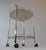 Hollywood Regency Round Trolley with Smoked Glass For Sale - Image 6 of 8
