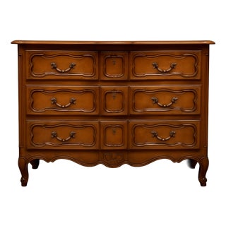 Louis XV Style Crossbow Commode in Cherry Wood, 1920s For Sale