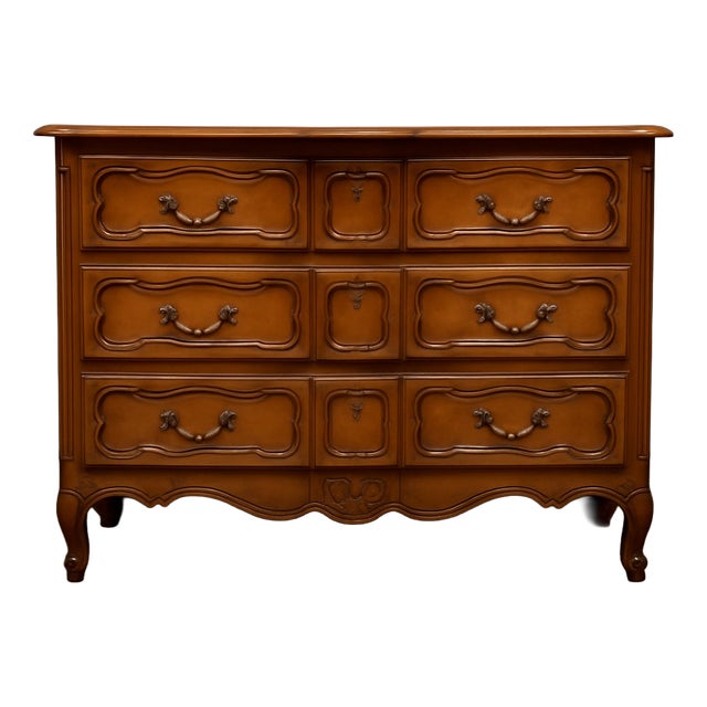 Louis XV Style Crossbow Commode in Cherry Wood, 1920s For Sale