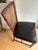 Karges Furniture Karges Accent Side Chair Black Leather Cane Back Chinoiserie Style For Sale - Image 4 of 12