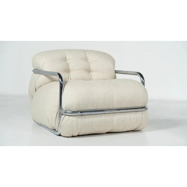 Textile Armchairs by Mario Sabot, Italy, 1970s, Set of 2 For Sale - Image 7 of 9