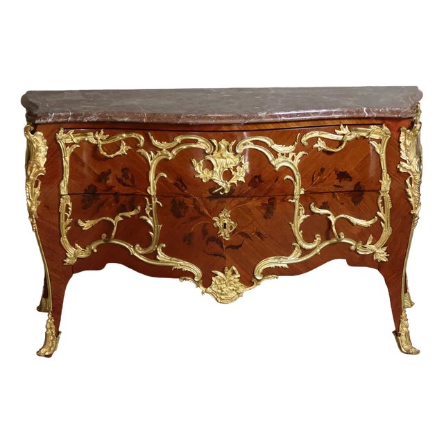 Large Louis XV Chest of Drawers For Sale