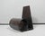 Vintage Mid-Century Black Enameled Rolled Steel Bookend, England For Sale In Austin - Image 6 of 9