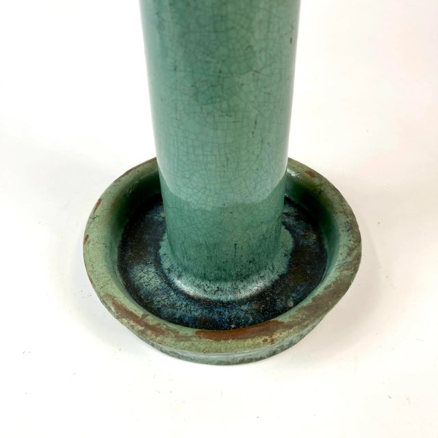 Ceramic 19th Century Chinese Ceramic Oil Lamp For Sale - Image 7 of 8
