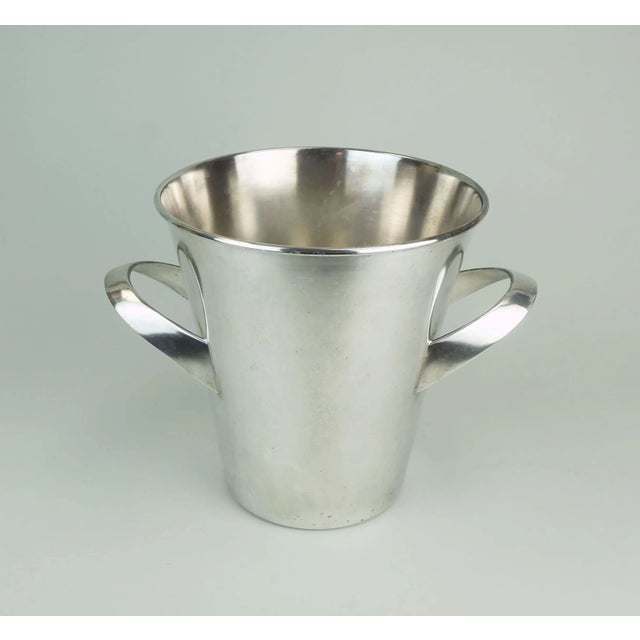 Mid-Century Silver-Plated Champagne Cooler by Kurt Mayer for WMF, 1950s For Sale - Image 10 of 11