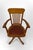 Black American Swivel Office Armchair in Oak with Leather Seat, 1900s For Sale - Image 8 of 18
