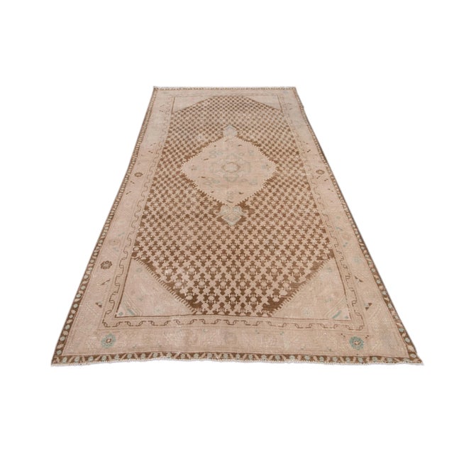 Traditional Antique Malayer Handmade Wool Runner For Sale - Image 3 of 9
