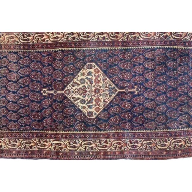 1900 - 1909 1900s Antique North East Persian Rug For Sale - Image 5 of 12