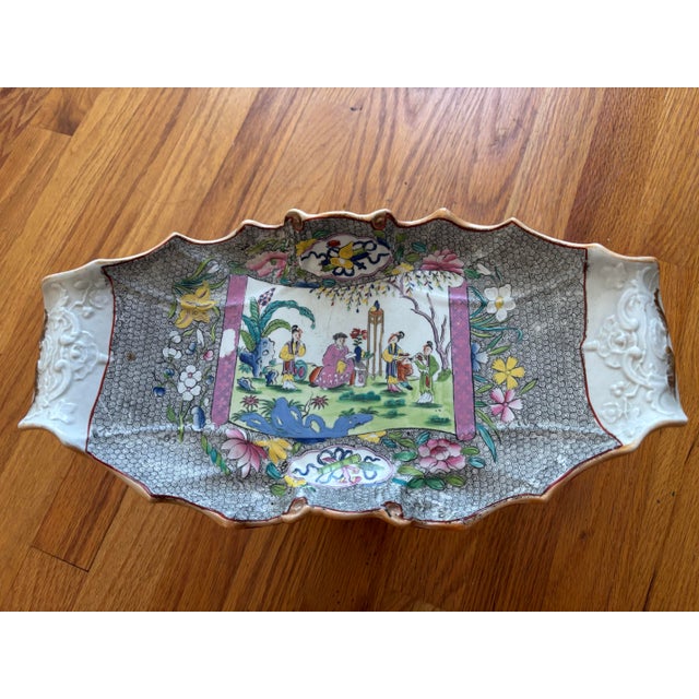 Up for sale is a stunning, authentic early 19th-century English Regency period footed centerpiece bowl (tazza / compote)...