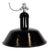 Industrial Black Enamel Pendant Lamp from Aeg, 1930s For Sale