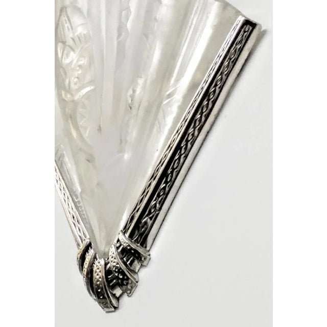 Metal French Art Deco Wall Sconces Signed by Frontisi - a Pair For Sale - Image 7 of 9