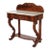 Antique Walnut Marble Top Washstand With Backsplash Circa 1870 For Sale