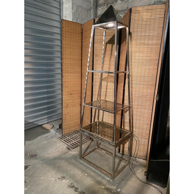 Pyramid Lighting Shelf, 1970s For Sale - Image 3 of 7