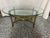 La Barge La Barge Hollywood Regency Brass Oval Coffee Table For Sale - Image 4 of 8